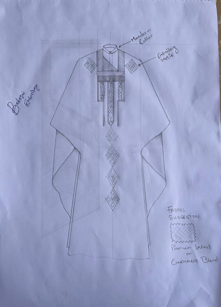 Agbada Monogram Design Blueprint